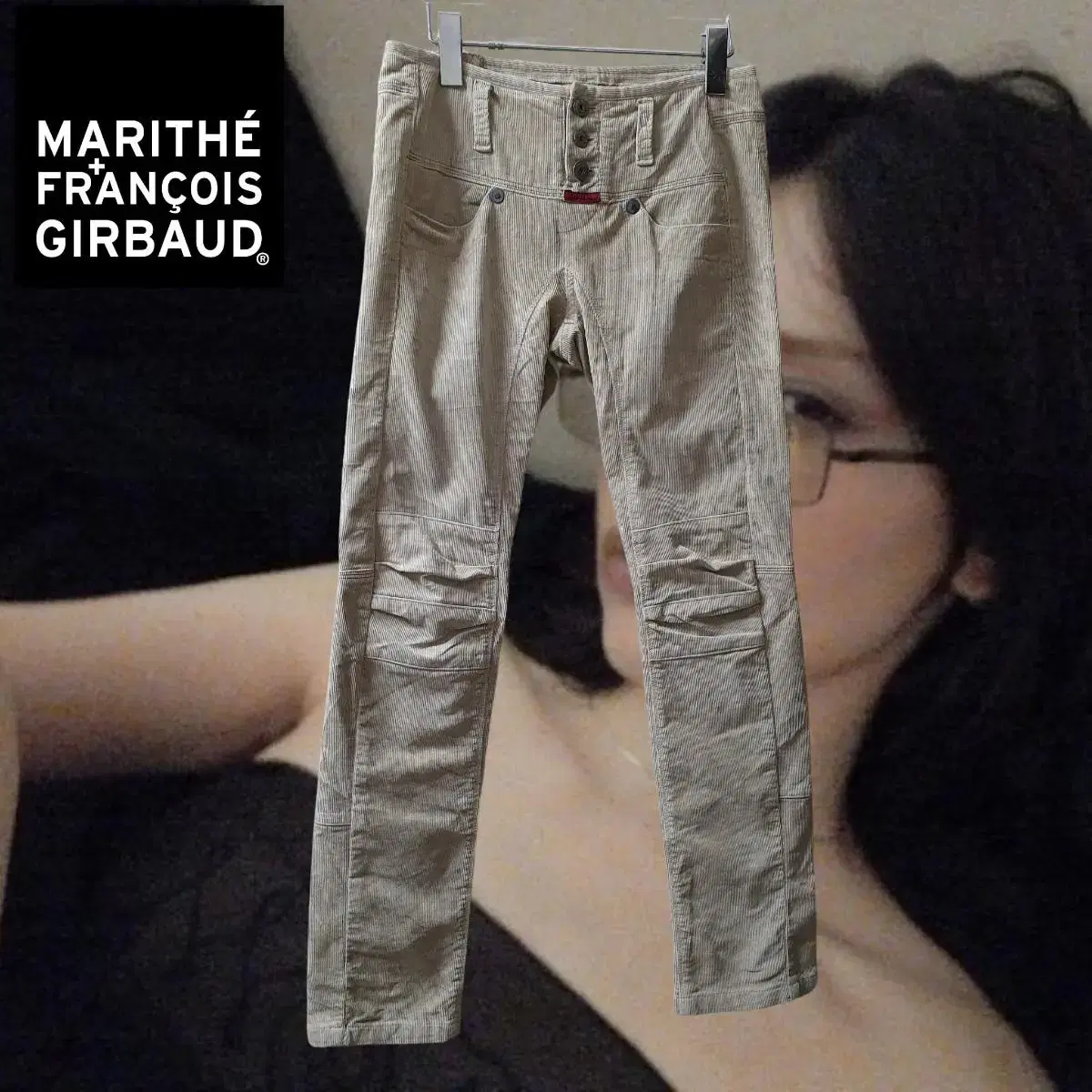 Marithe Francois Girbaud corduroy button